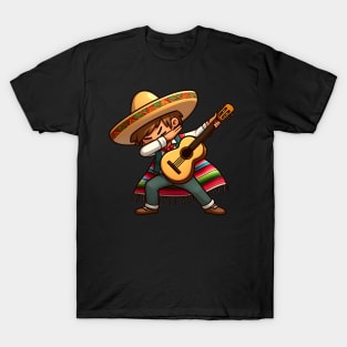 Dabbing through Cinco de Mayo T-Shirt